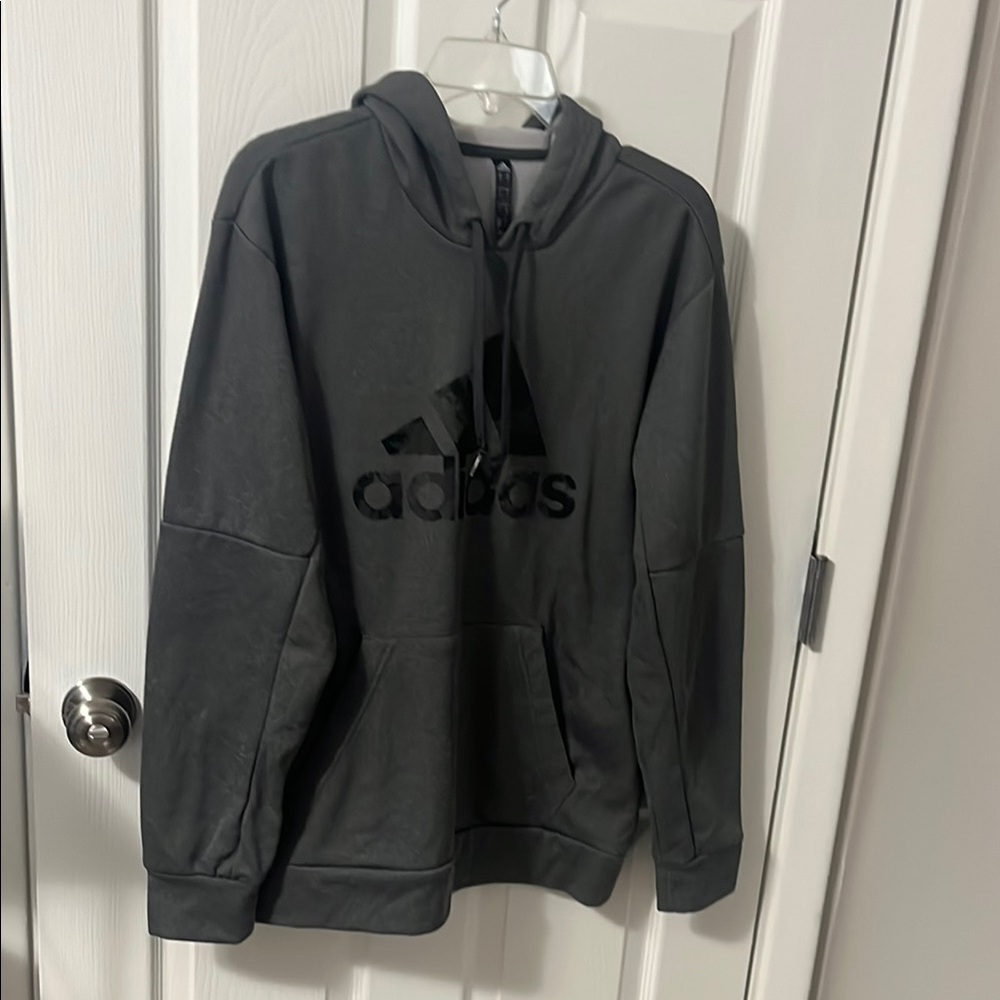 Adidas Gray Sweatshirt Hoodie Classic Pullover